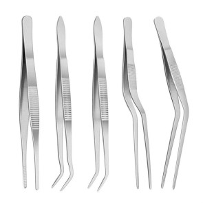 5-Pinzas-De-Cocina-De-Precisión-Pinzas-De-Acero-1